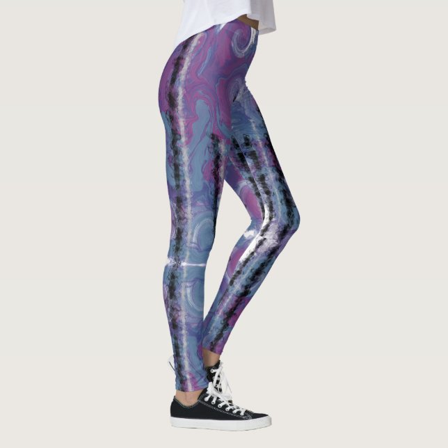 Kristalltürme über AJO Abstrakt Leggings (Rechts)