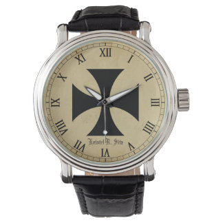 Kristel-Gothic-Kreuz Armbanduhr
