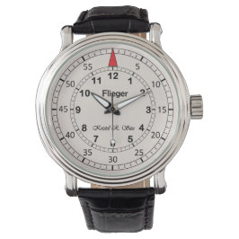 Kristel's Classic Flieger Light Armbanduhr
