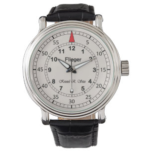 Kristels klassisches Flieger Licht Armbanduhr