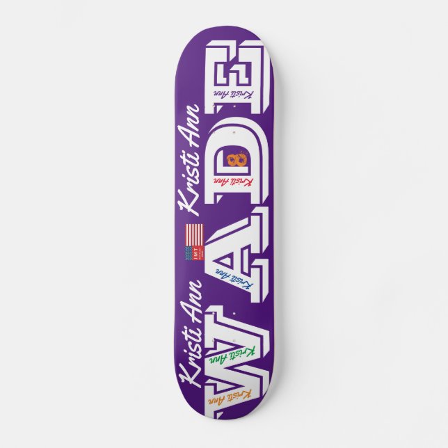 KRISTI ANN WADE 1 Skateboard (Recto)