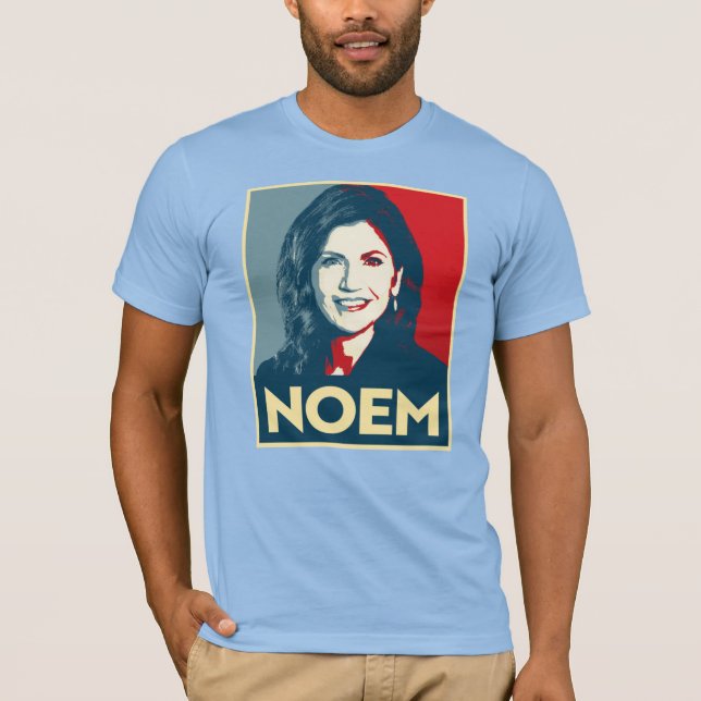 KRISTI NOEM Propagandaposter T-Shirt (Vorderseite)