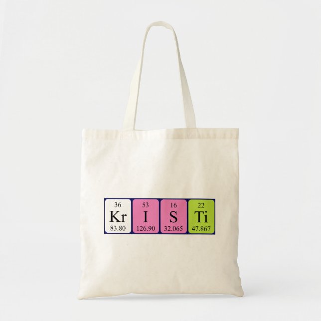 Kristi Periodenname Totbeutel Tragetasche (Vorne)