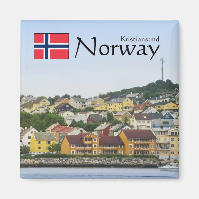 Kristiansund Norwegen Magnet (Vorne)