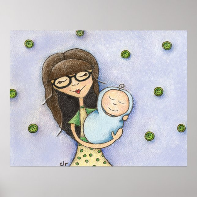 Kristin & Charles magnet Poster (Vorne)
