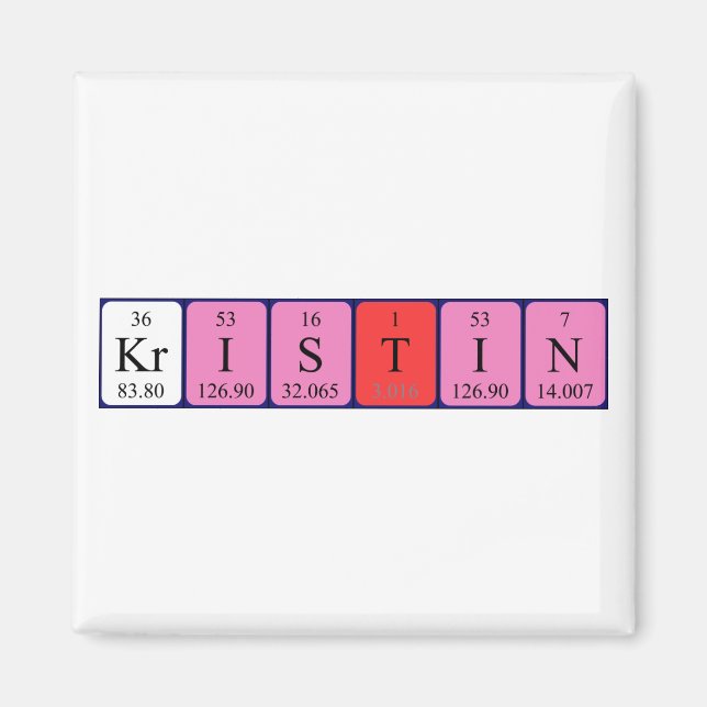 Kristin Periodenmagnet Magnet (Vorne)