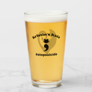 Kristin's Katz Beer Glass Glas