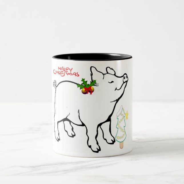 *KRISTMAS PIGGY** TASSE (Mittel)