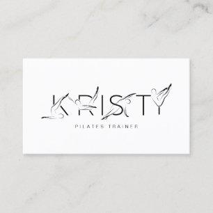 KRISTY Nom Pilates Instructeur Carte de visite