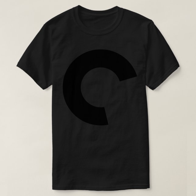 Kriterium schwarzer Logo-Aufkleber T-Shirt (Design vorne)