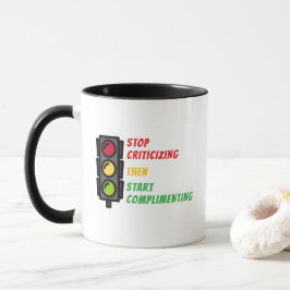 "Kritik unterlassen" Tasse