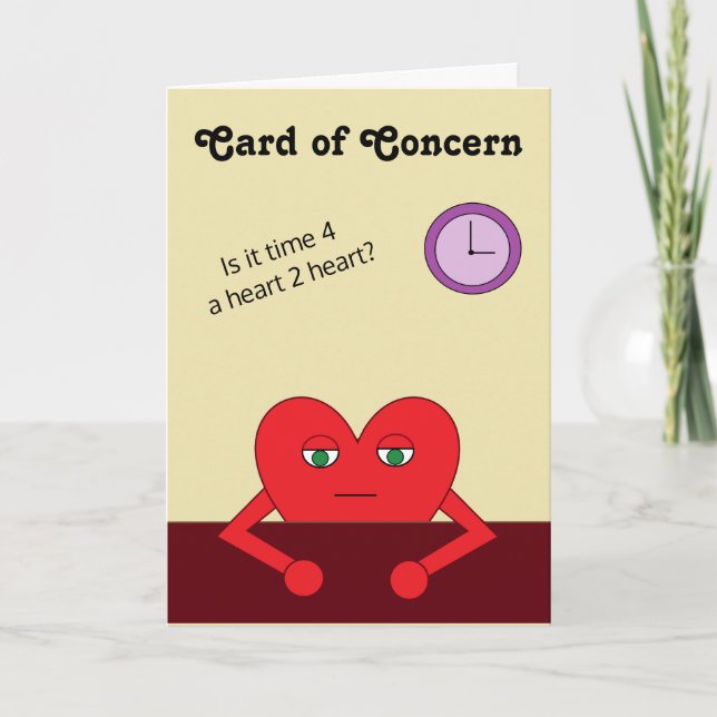 Kritikkarte: hellbraune leere Karte (Vorderseite)