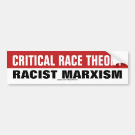Kritische Rassentheorie ist rassistischer Marxismu Autoaufkleber