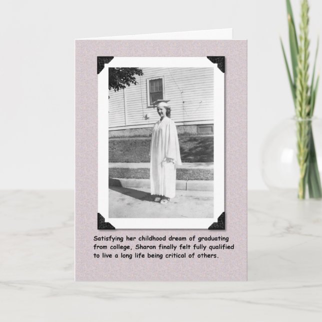 Kritischer Abschluss - LUSTIG Karte (Vorderseite)