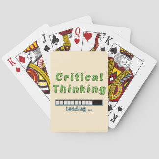 Kritisches Denken Spielkarten