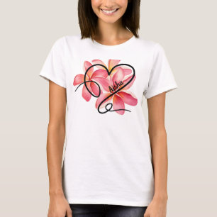 Kritzel Liebe Herz & Blumen T-Shirt