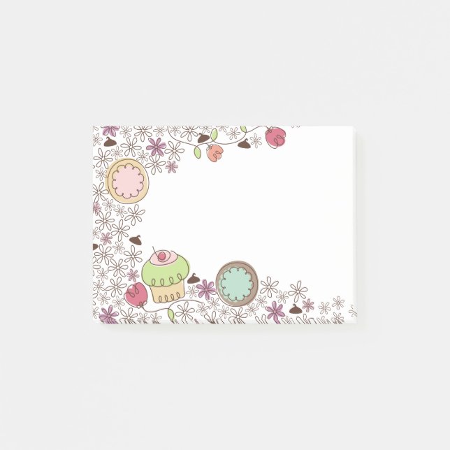 Kritzelt Post-it Klebezettel (Vorderseite)