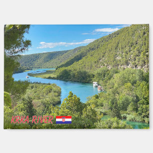 Krka-Fluss in Kroatien, Reise Magnet