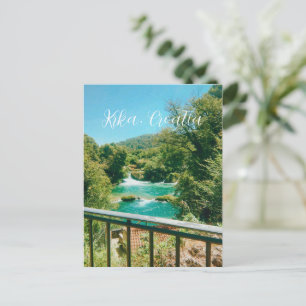 Krka, Kroatien Wasserfall Reise Souvenir Postkarte