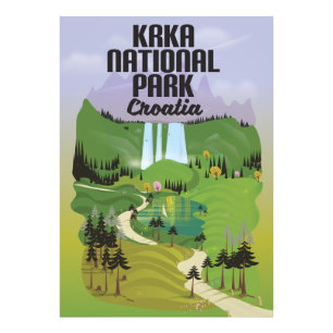 Krka Nationalpark Kroatien Fotodruck