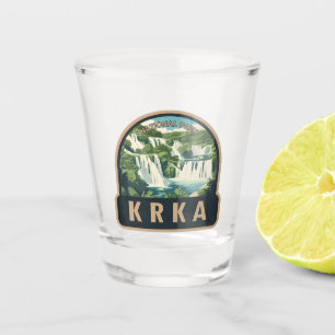 Krka Nationalpark Kroatien Reisen Kunst, Dichtung Schnapsglas