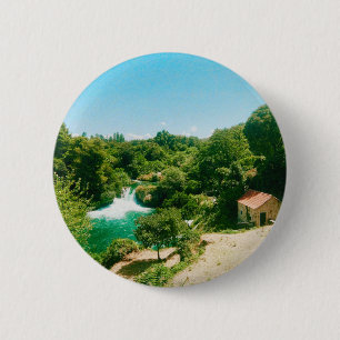 Krka-Wasserfall, Krka-Nationalpark, Kroatien Button