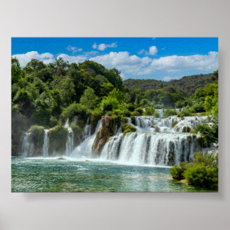 Krka-Wasserfall Poster