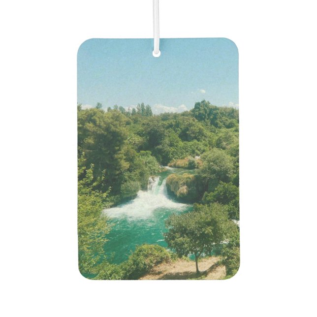 Krka Wasserfälle - Krka Nationalpark - Kroatien Autolufterfrischer (Vorderseite)