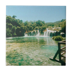 Krka-Wasserfälle - Krka-Nationalpark - Kroatien Fliese
