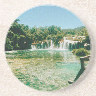 Krka-Wasserfälle - Krka-Nationalpark - Kroatien Getränkeuntersetzer