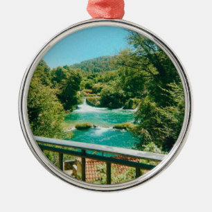 Krka Wasserfälle - Krka Nationalpark - Kroatien Ornament Aus Metall