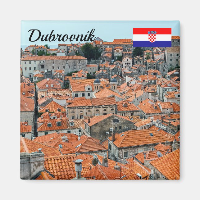 Kroatien - Altstadt von Dubrovnik Magnet (Vorne)