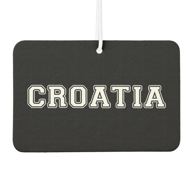 Kroatien Autolufterfrischer (Vorderseite)