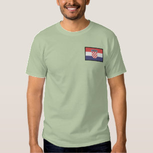 Kroatien Besticktes T-Shirt