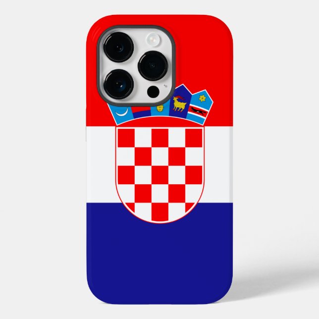 Kroatien Case-Mate iPhone 14 Pro Hülle (Rückseite)