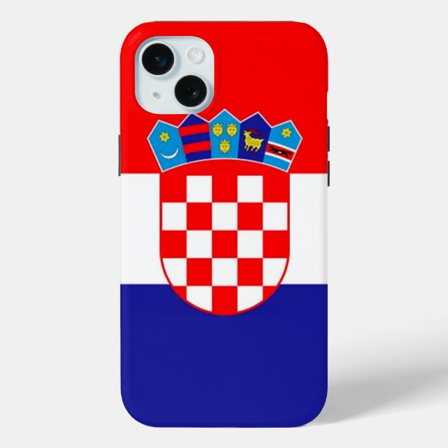 Kroatien Case-Mate iPhone Hülle (Rückseite)