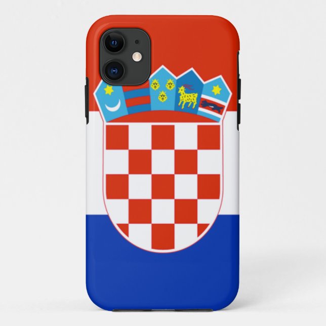 Kroatien Case-Mate iPhone Hülle (Rückseite)