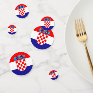 Kroatien Confetti, Party, kroatische Flagge Konfetti