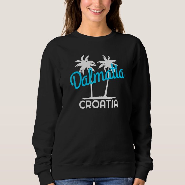 Kroatien Dalmatien Sweatshirt (Vorderseite)