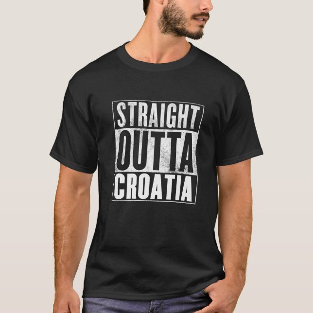 Kroatien - Direkte Ausfahrt Kroatien T-Shirt (Vorderseite)