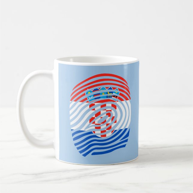 Kroatien DNA Kaffeetasse (Links)