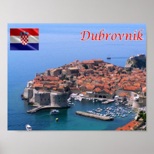 Kroatien - Dubrovnik - Poster