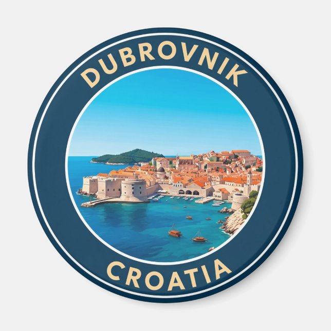 Kroatien Dubrovnik Reise Magnet (Vorne)
