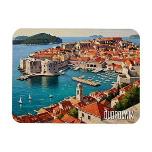 Kroatien Dubrovnik Reise Magnet