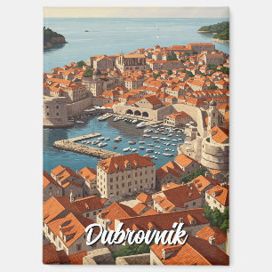 Kroatien Dubrovnik Reise Magnet