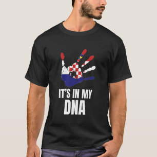 Kroatien Es steckt in meiner DNA Balkan-Erbe-Reise T-Shirt