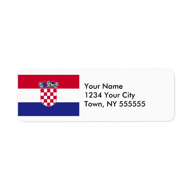 Kroatien-Flagge (Vorne)