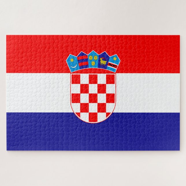 Kroatien-Flagge (Horizontal)