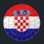 Kroatien-Flagge Dartscheibe<br><div class="desc">Kroatien-Flagge</div>