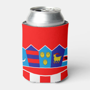 Kroatien-Flagge Dosenkühler